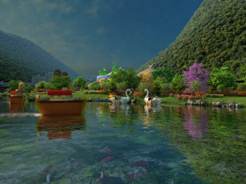 Tempat bermain Model 3D