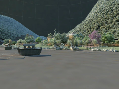 Tempat bermain Model 3D