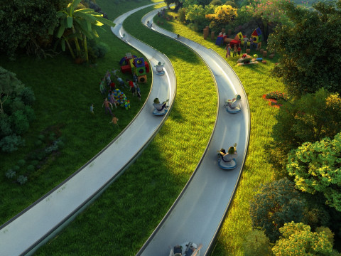 Tempat bermain Model 3D