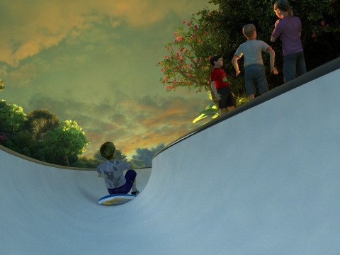 Tempat bermain Model 3D