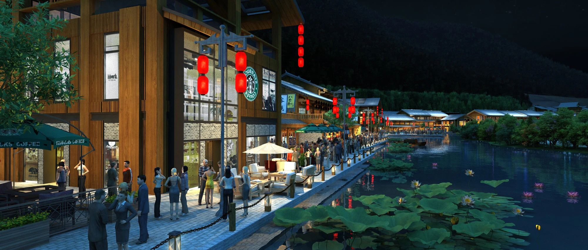 Resort 3D Model .c4d .max .obj .3ds .fbx .stl .blend 