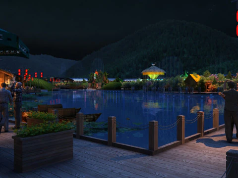 Resort 3D Model