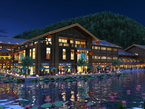 курорт 3D Модель