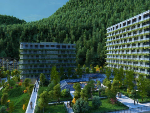 Resort 3D Model