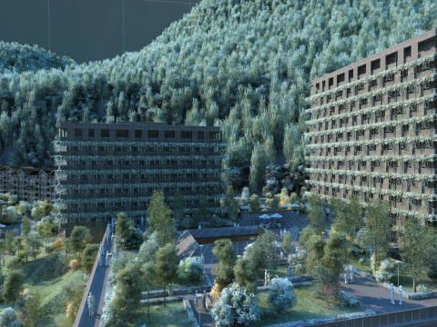 Resort 3D Model