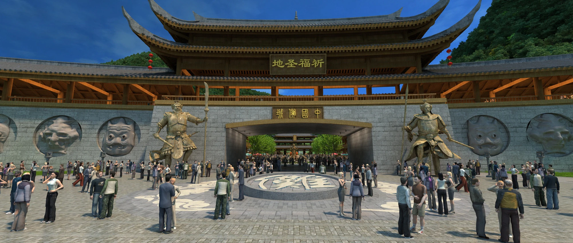 Resort 3D Model .c4d .max .obj .3ds .fbx .stl .blend 