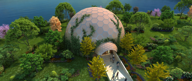 リゾート 3Dモデル .c4d .max .obj .3ds .fbx .stl .blend 