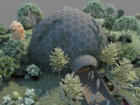 リゾート 3Dモデル