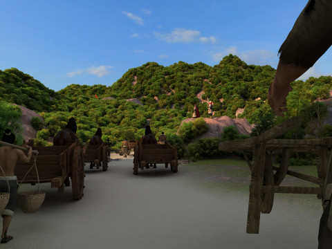 採掘労働者 3Dモデル