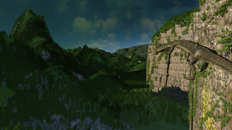 山の森 3Dモデル .c4d .max .obj .3ds .fbx .stl .blend 