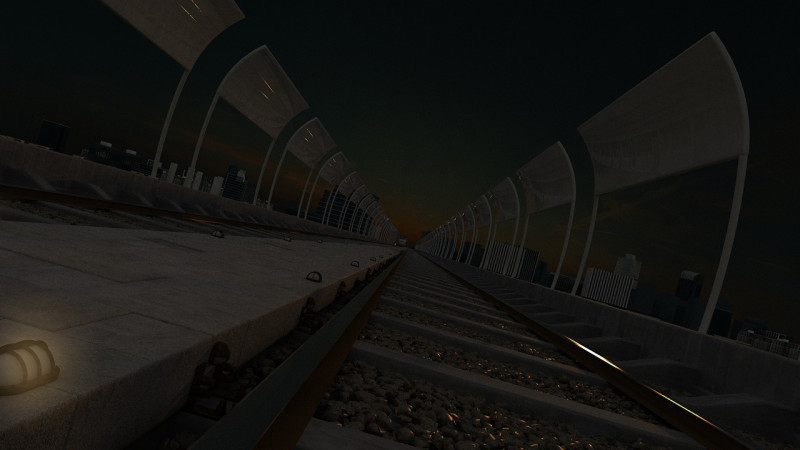 поїзд 3D Модель .c4d .max .obj .3ds .fbx .stl .blend