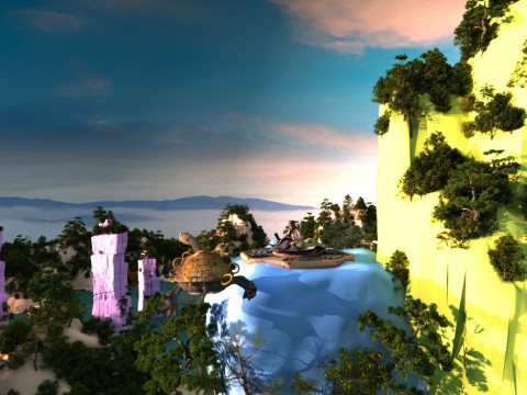 Dağ Ormanı 3D Model