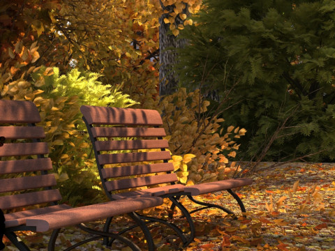 Парк 3D Модель