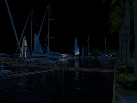 Вітрильники 3D Модель