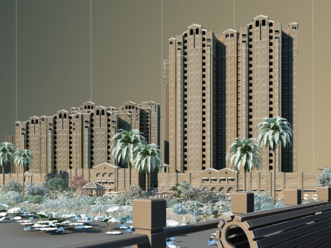 paisaje urbano Modelo 3D