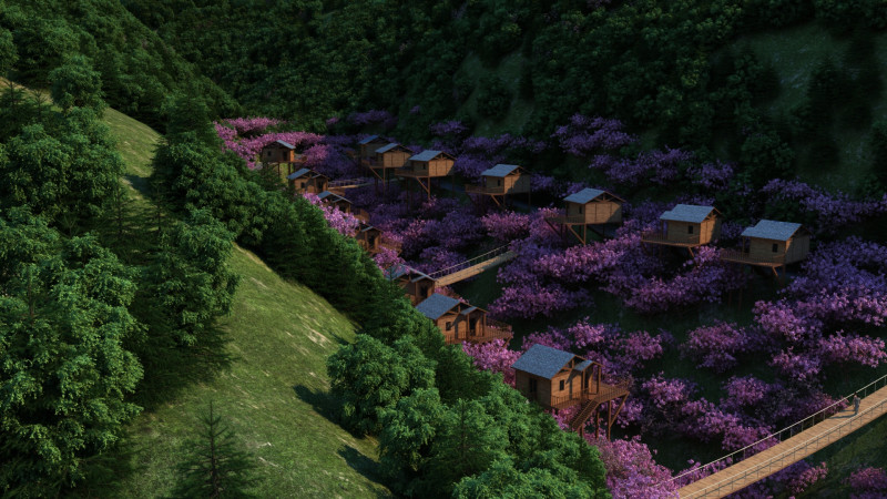 Villa Modelo 3D .c4d .max .obj .3ds .fbx .stl .blend 