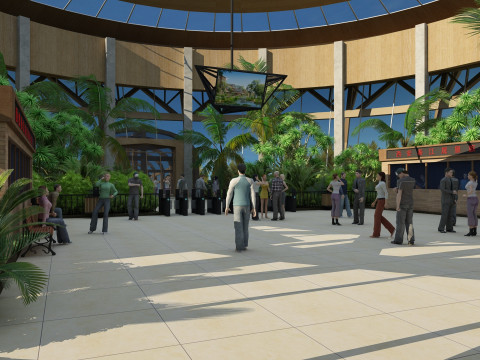 Шлюз 3D Модель