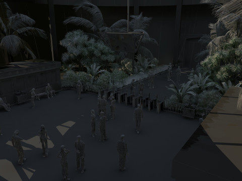 Шлюз 3D Модель