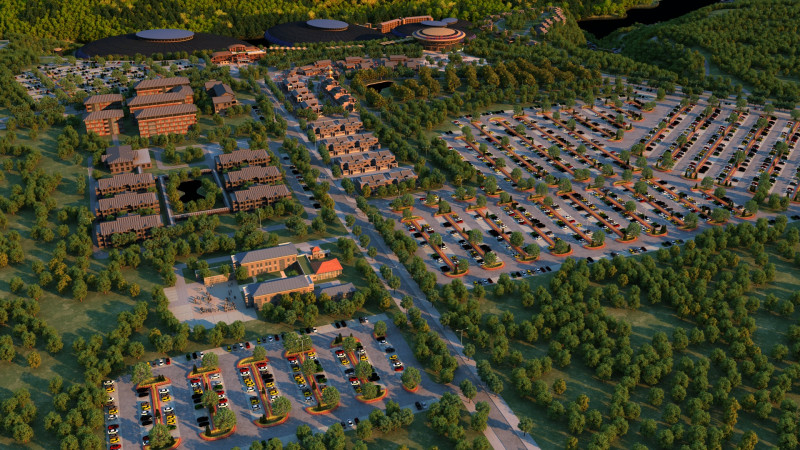 Parkir kota kecil Model 3D .c4d .max .obj .3ds .fbx .stl .blend