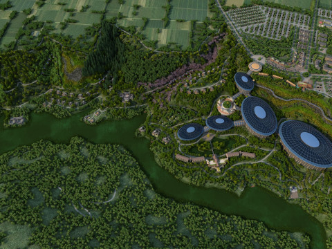 小さな町 3Dモデル