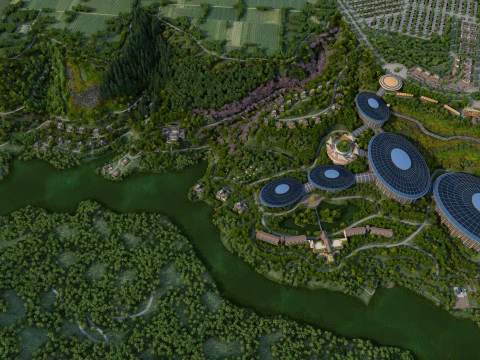 Small Town 3D Model