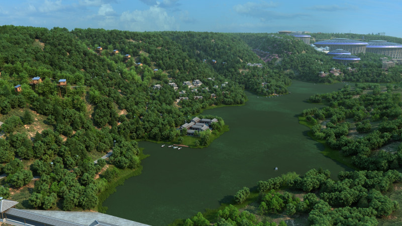 Маленький город 3D Модель .c4d .max .obj .3ds .fbx .stl .blend 