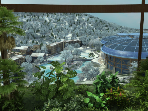 小さな町 3Dモデル