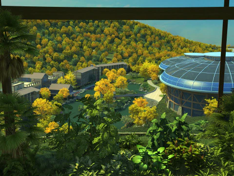 Small Town 3D Model