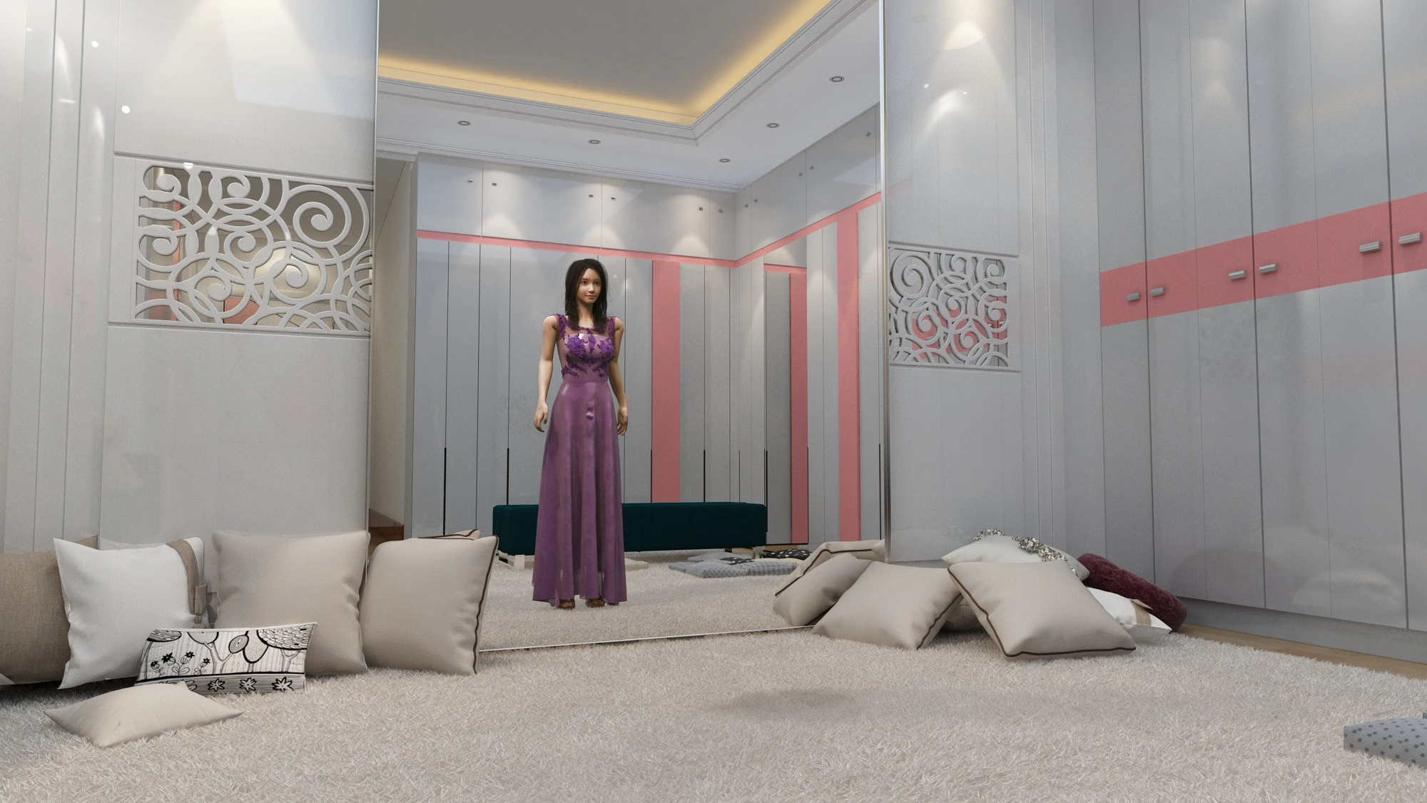 Beauty 3D Model .c4d .max .obj .3ds .fbx .stl .blend 