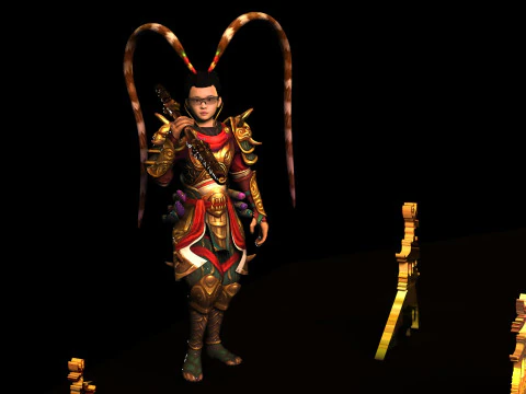 Chico blindado Modelo 3D