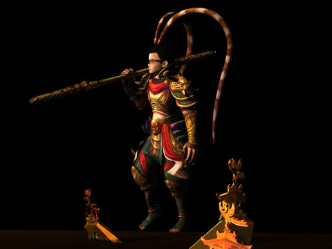 Armored Boy 3D Model