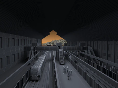 सबवे 3D मॉडल