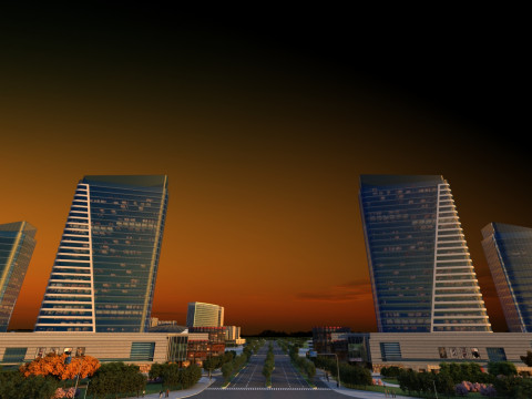 Architectuur 3D Model