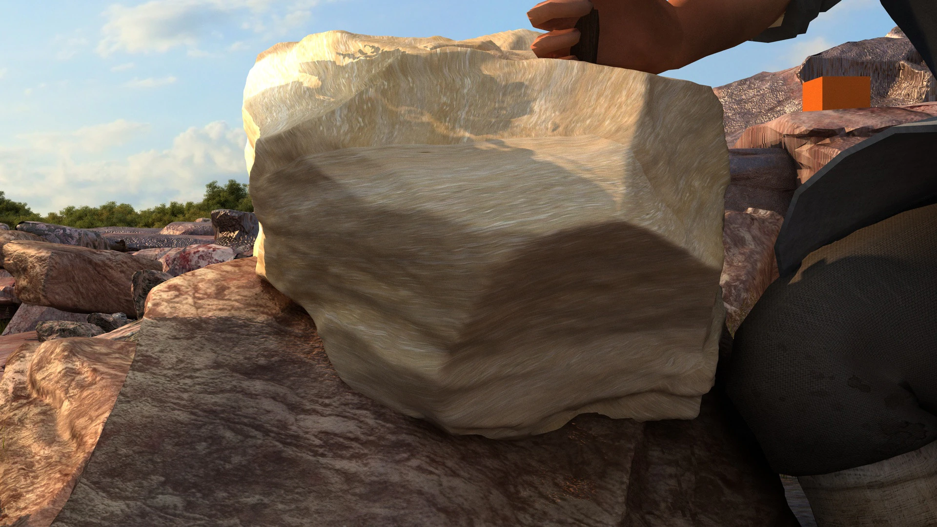 矿 3D 模型 .c4d .max .obj .3ds .fbx .stl .blend 