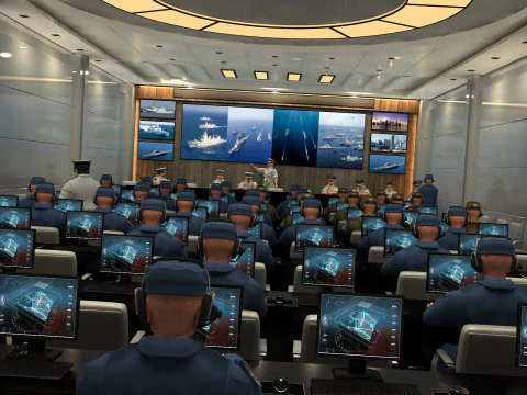 Oficina de mando Modelo 3D