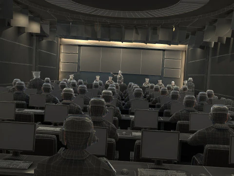 Oficina de mando Modelo 3D