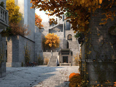 Осень 3D Модель