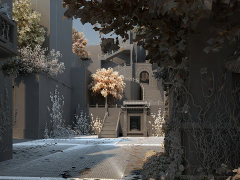 Осень 3D Модель