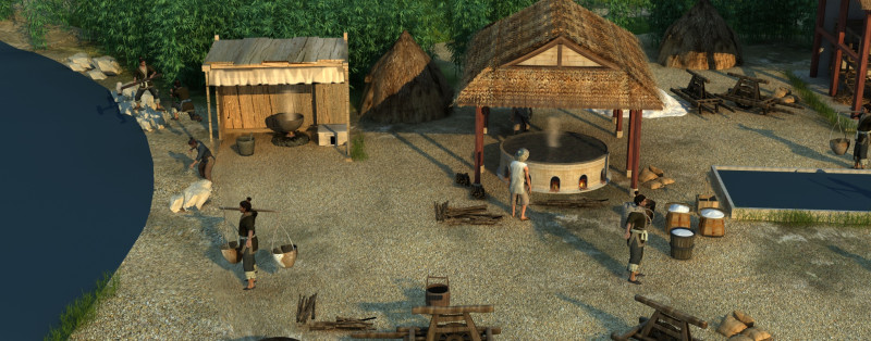 Salt Factory 3D Model .c4d .max .obj .3ds .fbx .stl .blend