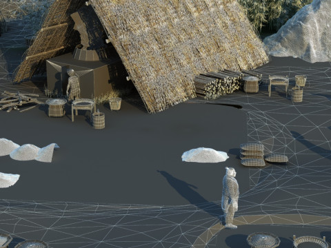 Salt Factory 3D Model