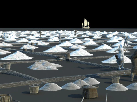 Соляний завод 3D Модель