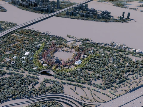 Expo Garden 3D Model