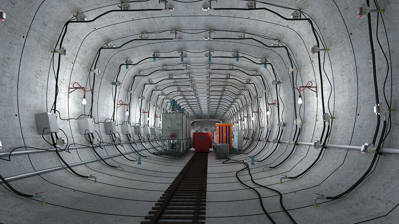 Tunnel 3D Model .c4d .max .obj .3ds .fbx .stl .blend 