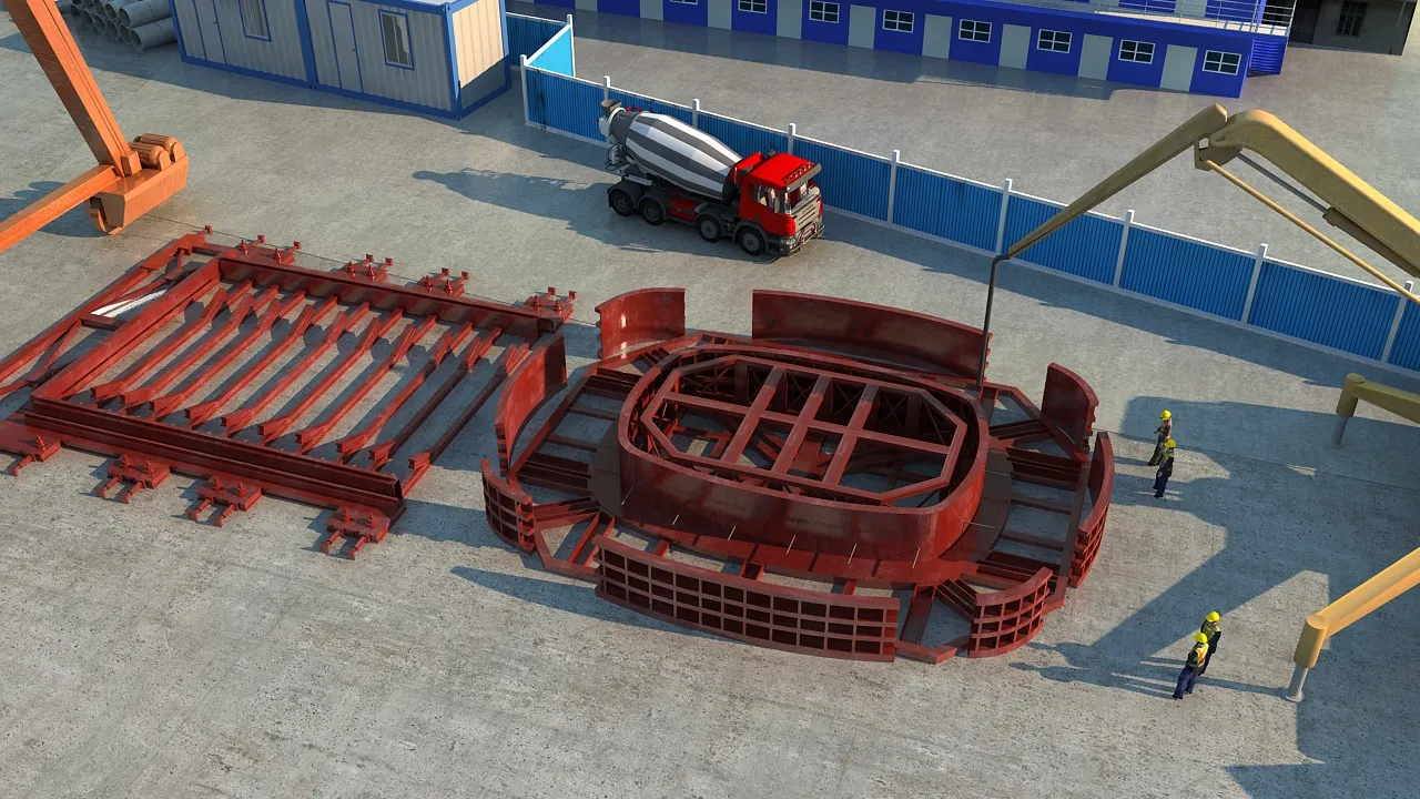 Construction site 3D Model .c4d .max .obj .3ds .fbx .stl .blend 