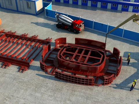 Construction site 3D Model