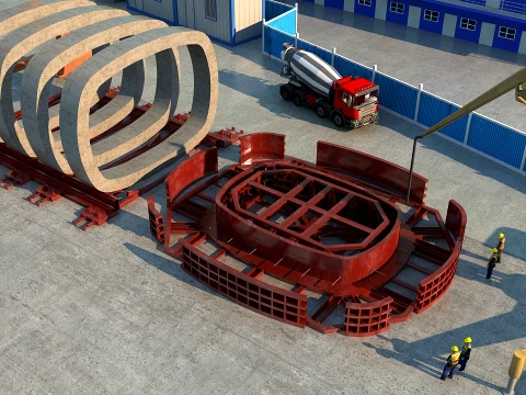 Construction site 3D Model
