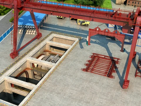 Construction site 3D Model