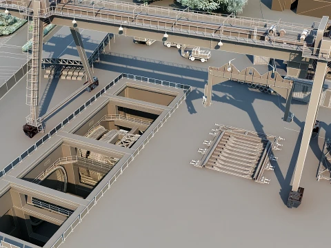 Construction site 3D Model