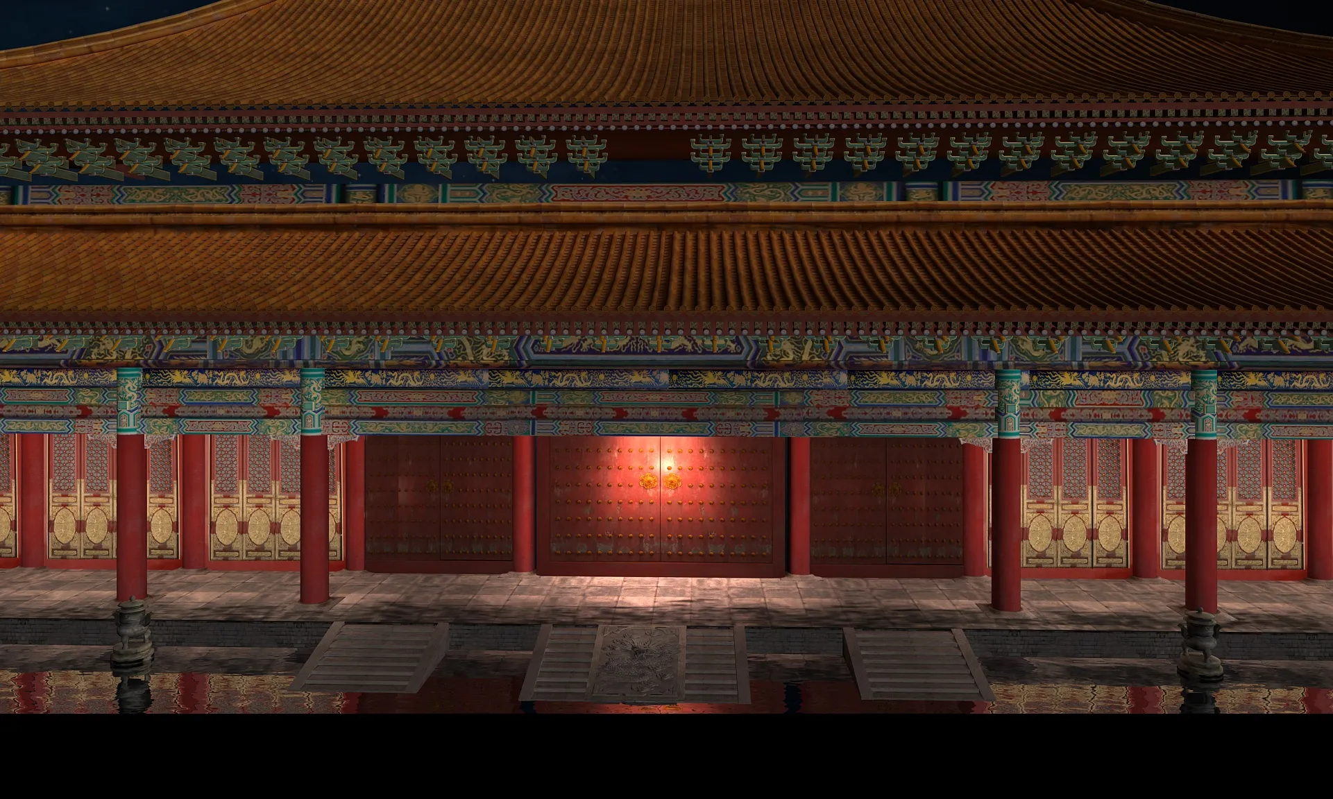 Ancient architecture 3D Model .c4d .max .obj .3ds .fbx .stl .blend 