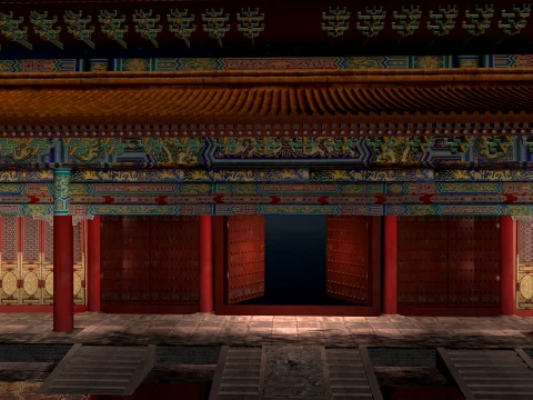 Ancient architecture 3D Model